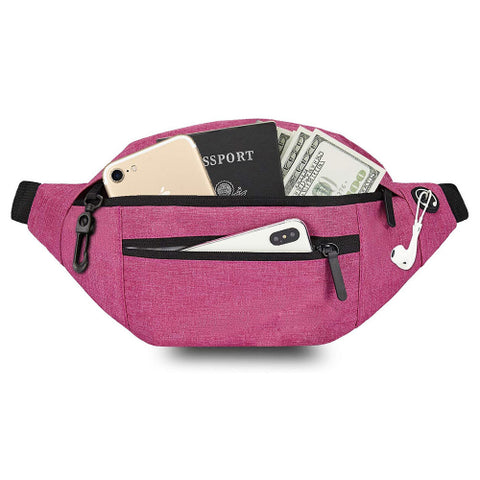 Large Crossbody Fanny Travel Shoulder Crossbody Bag-Random Color