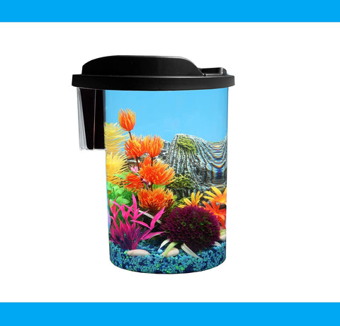 4.5-Gallon Aquarium Starter Kit with Full Filtration and LED Lighting