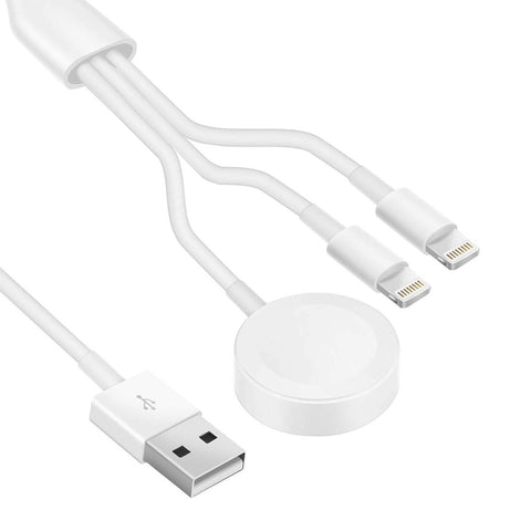 3-in-1 USB Charger for iPhone & Apple Watch
