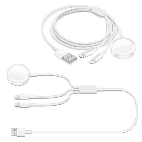 3-in-1 USB Charger for iPhone & Apple Watch