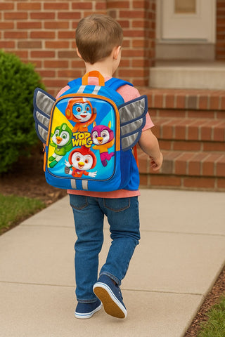 Top Wing 14” 3D Preschool Backpack – Winged Adventure for Little Flyers