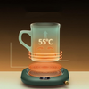 Heated Glass Mug Set with Warming Pad and Spoon