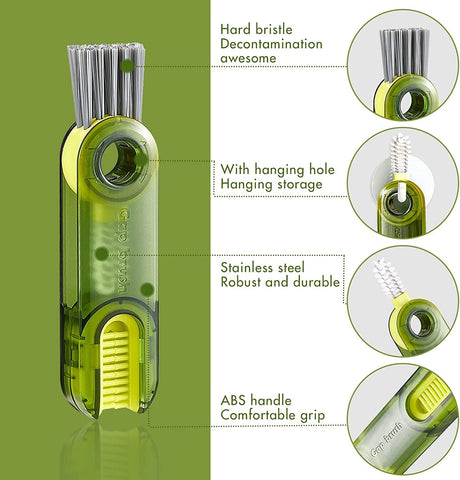 3-in-1 Multifunctional Gap Cleaning Brush Set  - 2 Pack