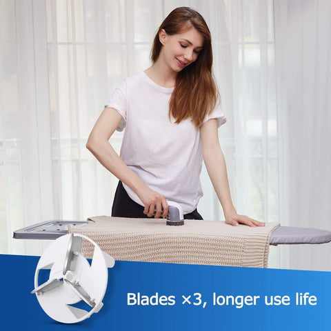 Stainless Steel Fabric Shaver and Lint Remover Sweater Defuzzer with 2-Speeds