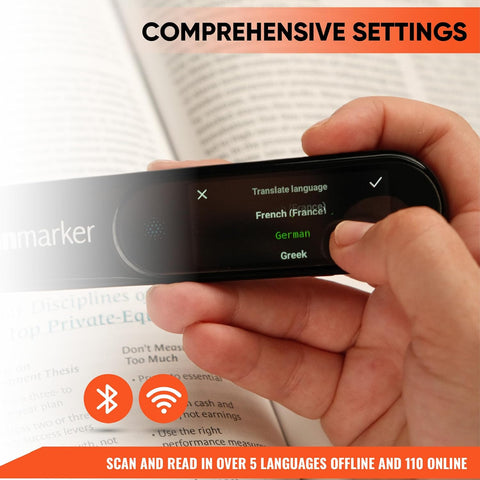 Scanmarker Pal - Translator Pen & Reading Pen for Language Learners, Dyslexia & Learning Difficulties | Translation Pen for 100+ Languages