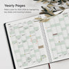 Academic Planner 2025-2026 - Hourly 2025-2026 Planner Weekly and Monthly - Appointment Book with Flexible Cover, Twin-Wire Binding - Simple Design for Productivity, June 2025 - July 2026. 8.5 x 11