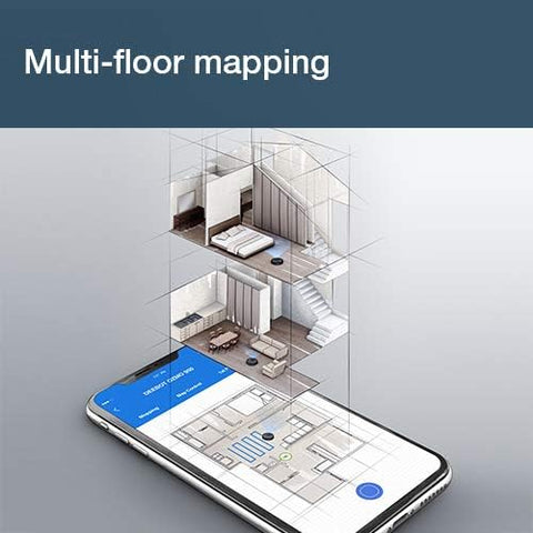 Deebot 2-in-1 Mopping Robotic Vacuum with Laser Navigation, No-Go Zones, Systematic Cleaning, Multi-Floor Mapping, Works with Alexa & App Refurbished