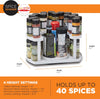 Spice Spinner Two-Tiered Spice Organizer & Holder That Saves Space, Keeps Everything Neat, Organized