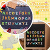 26 Pcs Diamond Art Painting Magnets Cartoon Animal Letters for Fridge Magnetic Diamond Art Painting Kit Fridge Sticker Magnet Craft