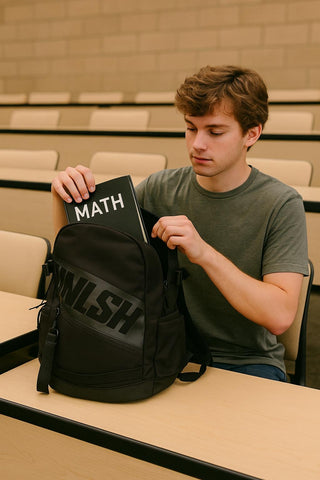 UNLSH 18” Black Performance Laptop Backpack – Sleek, Bold & Built for Action