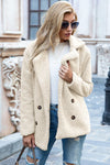 Ivy Lane Full Size Lapel Collar Sherpa Coat