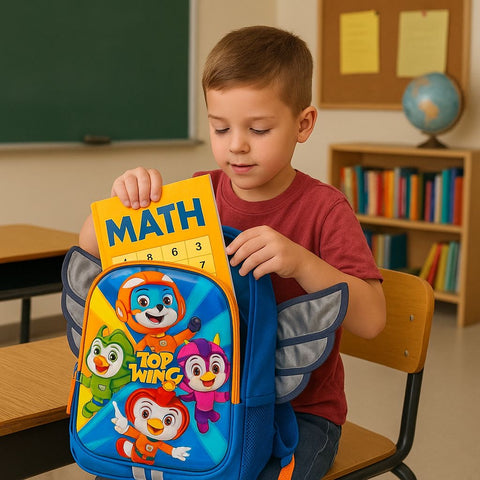 Top Wing 14” 3D Preschool Backpack – Winged Adventure for Little Flyers