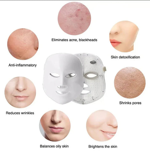 LED Face Mask Light Therapy Pro – Advanced Skin Rejuvenation Device