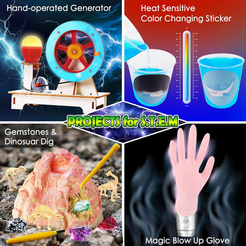 260+ Science Experiments Kits for Kids S.T.E.M Activity Educational Project