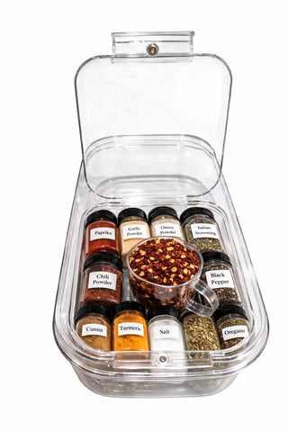Clear Storage Container with Scoop – Airtight Lid, BPA-Free, Large Capacity Rice & Dry Goods Organizer