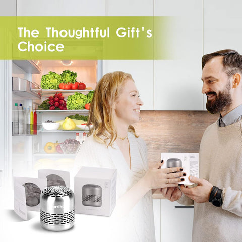 Fridge Closet Deodorizer,Lasts for 10 Years, Odor Eliminator,Fridge Deodorizer,More Effective Than Baking Soda Bamboo Air Purifying Bags