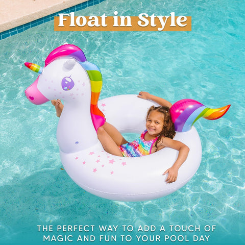 2-Pack Flamingo Unicorn Summer Pool Floatie