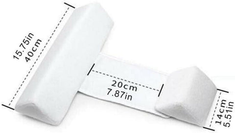 Adjustable Anti-Roll Safety Sleep Pillow for Babies NB- 6 months Random Colors