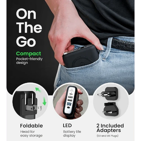 InfinaCore P3 Wireless Travel Portable Charger Power Bank