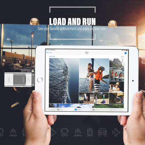 iFlash USB Phone Data Transfer Drive for iPhone, iPad & Android