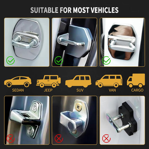 Car Door Step, Universal Vehicle Latch Step for Car Roof Access, 4 Gears Folding Stand Pedal with Both Feet, Fits Most SUV, Truck (Orange)