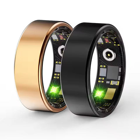 Smart Ring AI Fitness & Sleep Tracker, Waterproof Activity Monitor for iOS & Android with App Connectivity