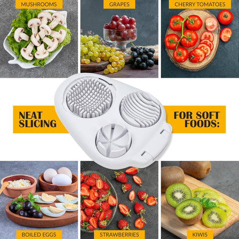 3 Mode Heavy Duty Egg Fruit Vegi Slicer Dicer and Cutter