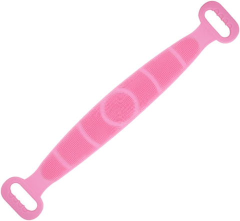 Long Handle Silicone Back Scrubber – Exfoliating Body Brush & Back Washer for Shower and Bath