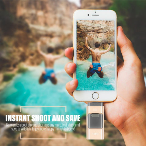 iFlash USB Phone Data Transfer Drive for iPhone, iPad & Android