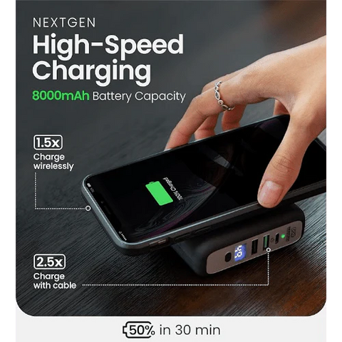 InfinaCore P3 Wireless Travel Portable Charger Power Bank