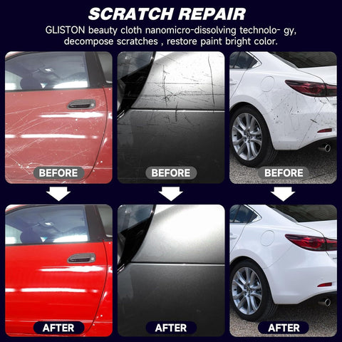 Nanosparkle Sparkle Shine Cloths for Car Scratches with Scratch Repair and Polishing Function