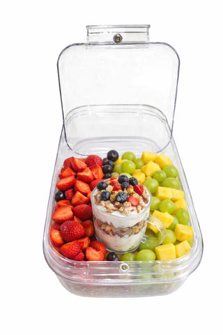 Clear Storage Container with Scoop – Airtight Lid, BPA-Free, Large Capacity Rice & Dry Goods Organizer