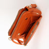 Crossbody Leather Shoulder Bag and Clutch with Stainless Steel Card Wallet