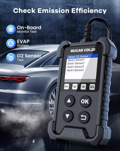 MUCAR Automotive OBD2 Scanner Car OBD Code Reader Engine Fault Diagnostic Tool