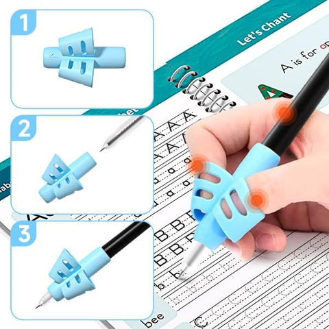 Magic Reusable Handwriting Practice Books for Kids (Set of 6) – Grooved Workbooks for Tracing Letters, Numbers & Drawing, Ages 3+