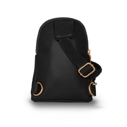 Unisex Real Leather Sling Bag Fanny Crossbody
