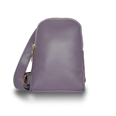 Unisex Real Leather Sling Bag Fanny Crossbody