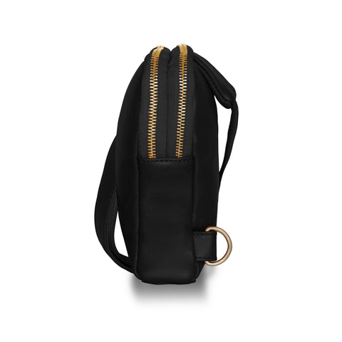 Unisex Real Leather Sling Bag Fanny Crossbody