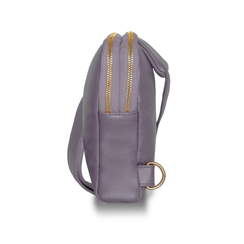 Unisex Real Leather Sling Bag Fanny Crossbody