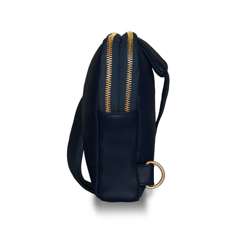 Unisex Real Leather Sling Bag Fanny Crossbody
