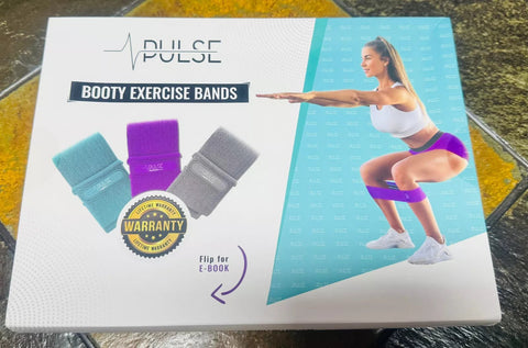 Pulse Athletics Booty Exercise Resistance Bands Set