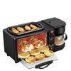 3-in-1 Breakfast Toaster Oven Fryer and Coffee Maker Station