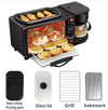 3-in-1 Breakfast Toaster Oven Fryer and Coffee Maker Station