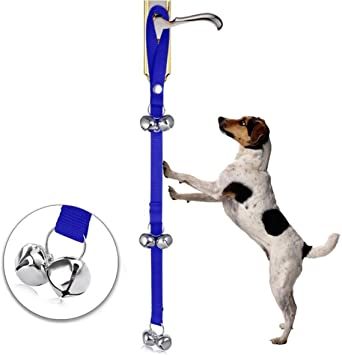 Dog Training Potty Door Bells Blue 3 Level Adjustable High Quality Durable