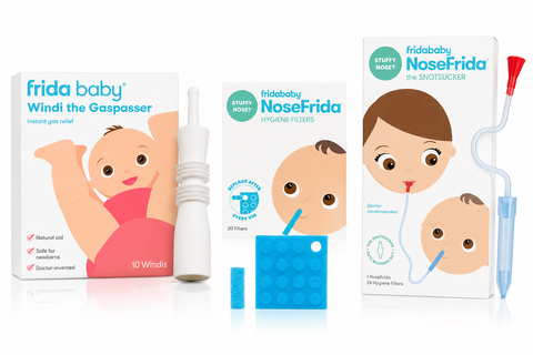 Baby Essentials Kit- Snot Sucker + Hygiene Filters + Windi Gaspasser