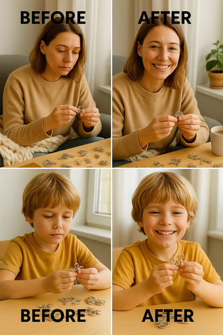 Pack of 40 Metal Wire Puzzle Brain Busters – Fun & Challenging for All Ages