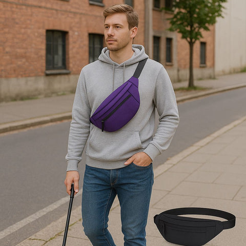 Lightweight Traveler Fanny Waist Bag - 6 Colors