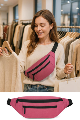 Lightweight Traveler Fanny Waist Bag - 6 Colors