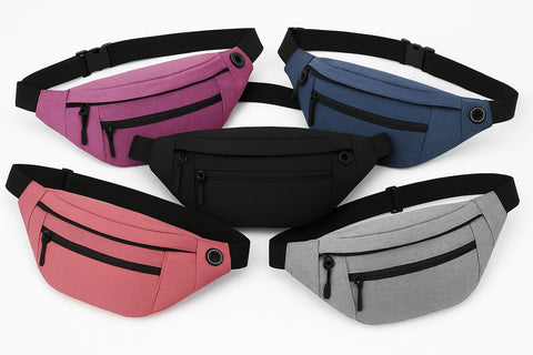 Lightweight Traveler Fanny Waist Bag - 6 Colors