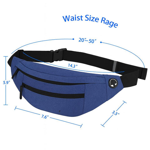Lightweight Traveler Fanny Waist Bag - 6 Colors